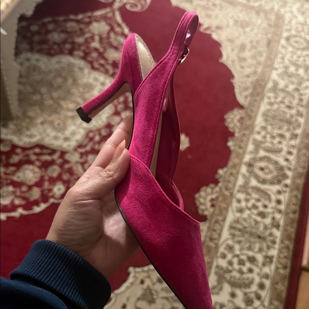Amazon Essentials Fuchsia Slingback Heels